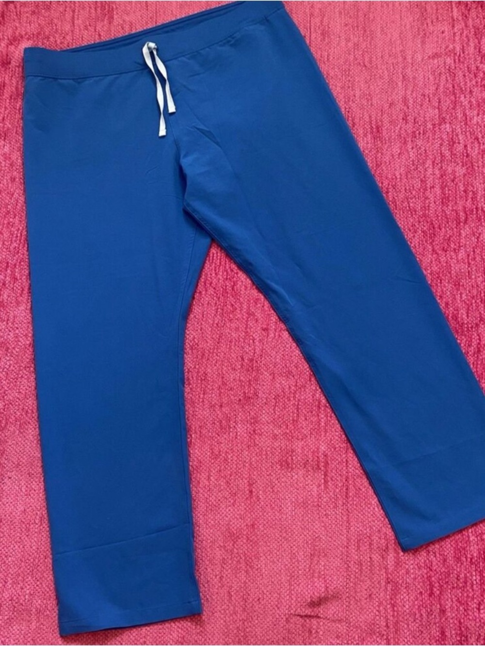 Figs Livingston Scrub Pants High Waist Blue Size XXL